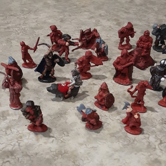 VINTAGE ADVANCED DUNGEONS AND DRAGONS FIGURE SET. 20 PIECES - Picture 4 of 5